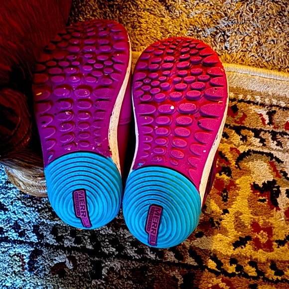 Merrell Girls Toddler Winter Boots 6.5M Pink/Blue/Purple Water Resistant COMFY - Picture 4 of 6